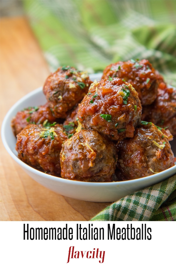 Homemade Italian Meatballs | My Best Meatball Recipe