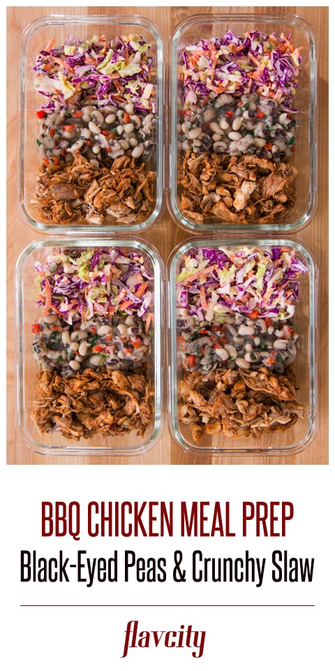 BBQ chicken meal prep