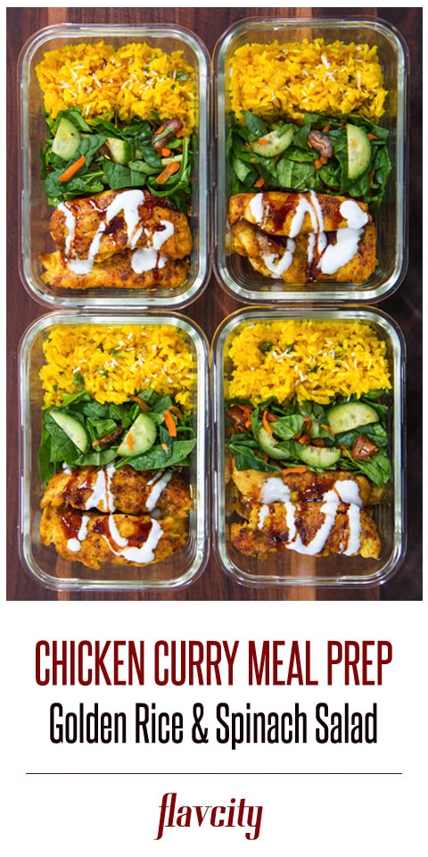 chicken and rice meal prep