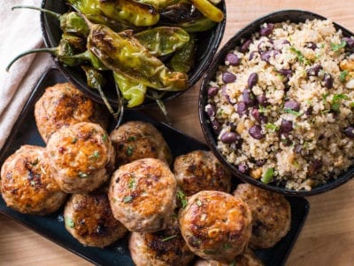 Turkey Meatball Meal Prep with Quinoa