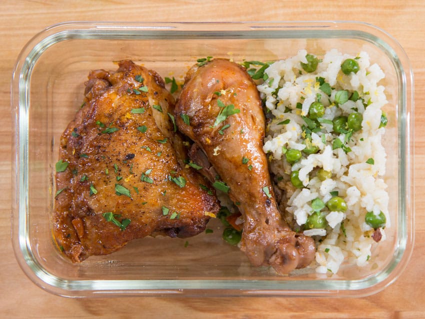 Chicken And Rice Meal Prep - FlavCity with Bobby Parrish