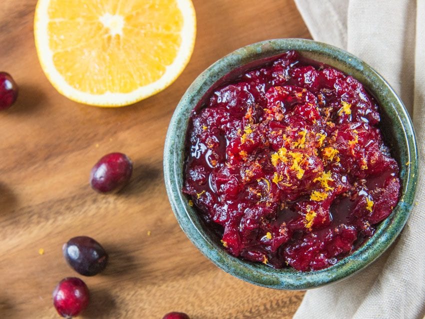 cranberry sauce recipe