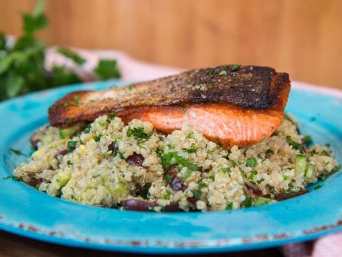 Crispy Skin Salmon - FlavCity with Bobby Parrish