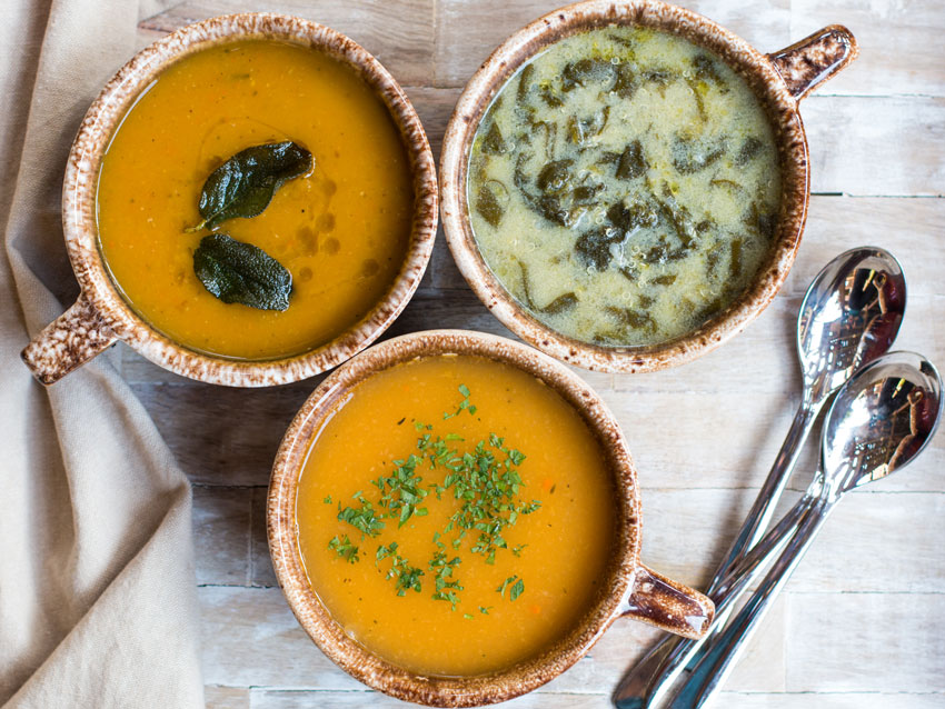 Fall soup recipes with butternut squash, quinoa and lentils