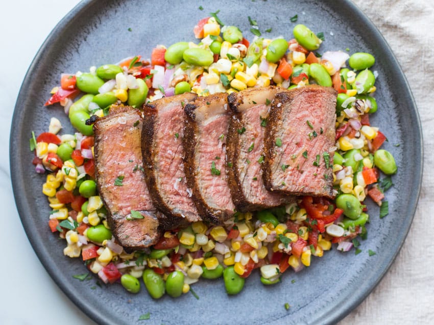 farm-families-steak-corn-salad