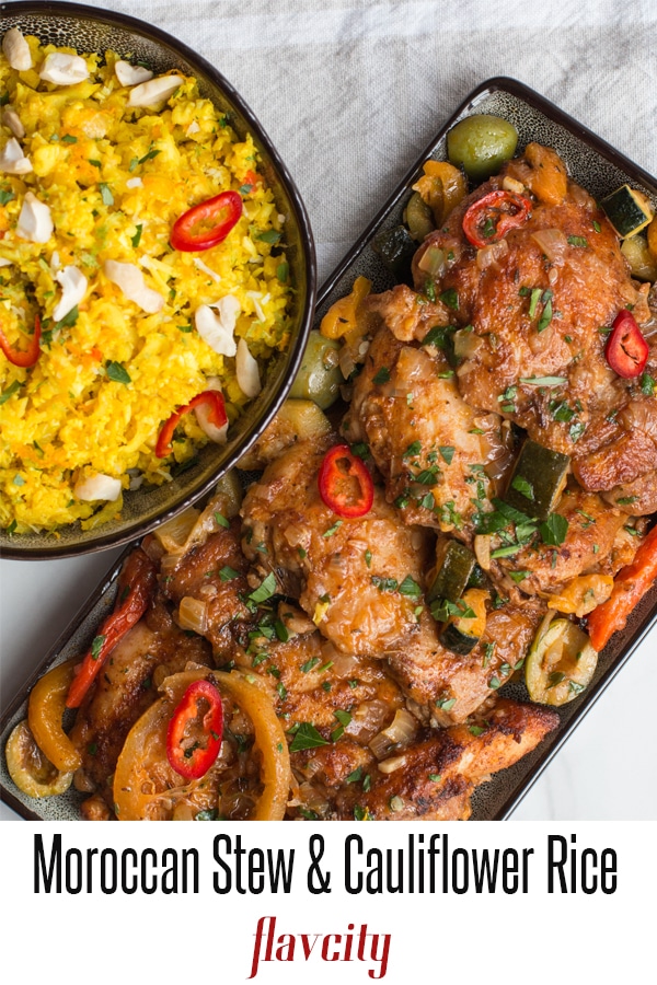 Chicken Stew and Cauliflower Rice