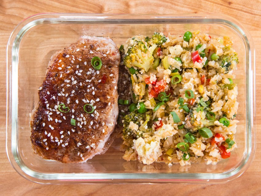 pork-chops-cauliflower-rice-meal-prep