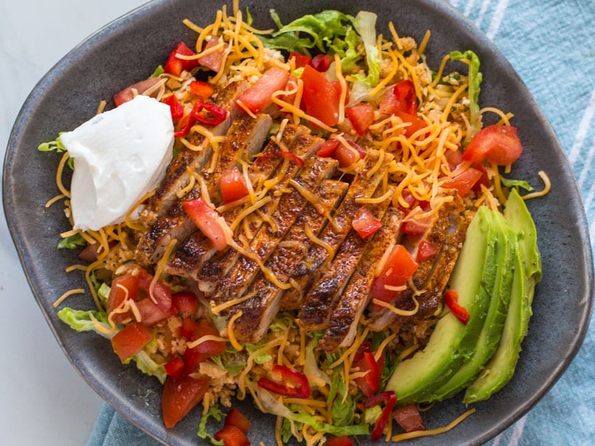 keto burrito bowl