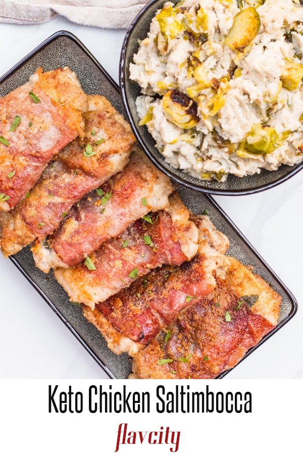 keto chicken saltimbocca
