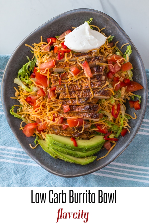 low carb burrito bowl
