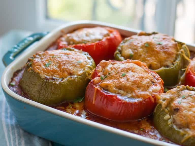 Low Carb Stuffed Bell Peppers Keto & Diabetic Friendly