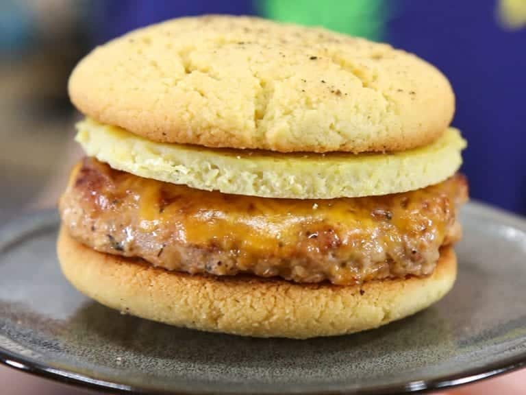 Keto Sausage McMuffin & Chia Seed Pudding Breakfast Meal Prep