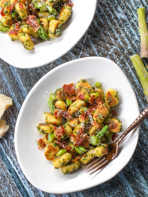 keto diet gnocchi and pesto