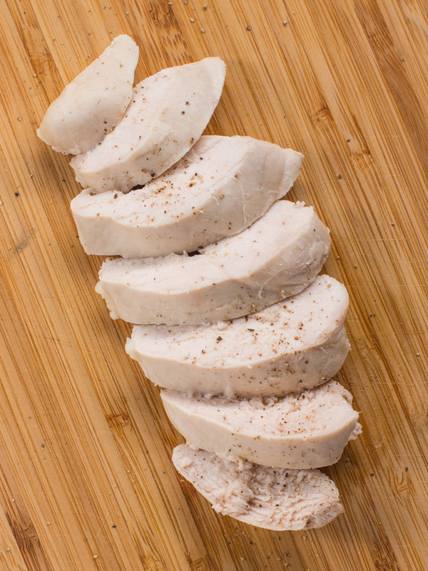 poached chicken breast