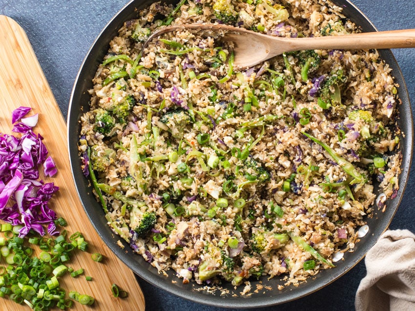 Cauliflower fried rice