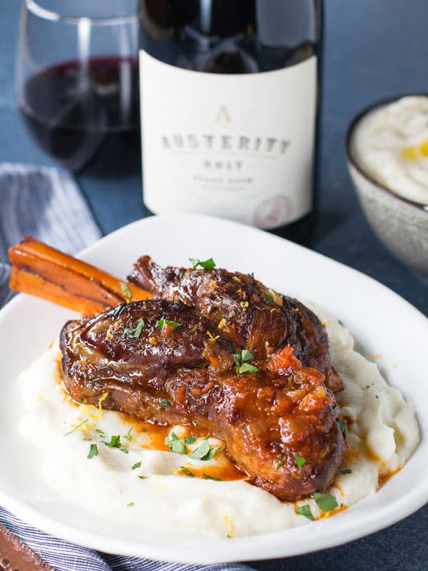 braised lamb shanks