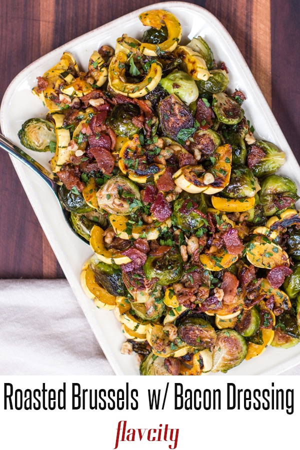 roasted brussels squash salad