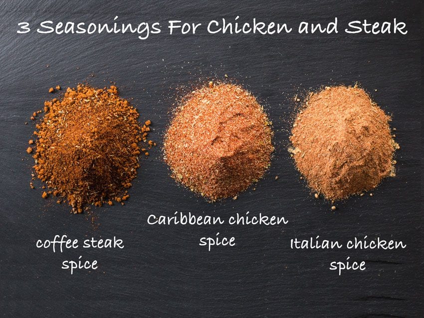 Chicken and Steak Seasoning Rubs