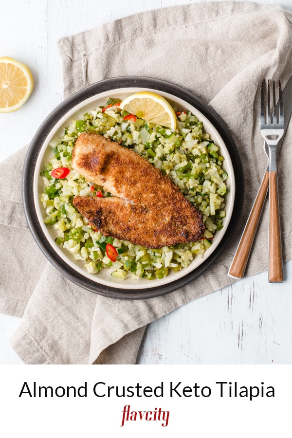 Almond crusted tilapia