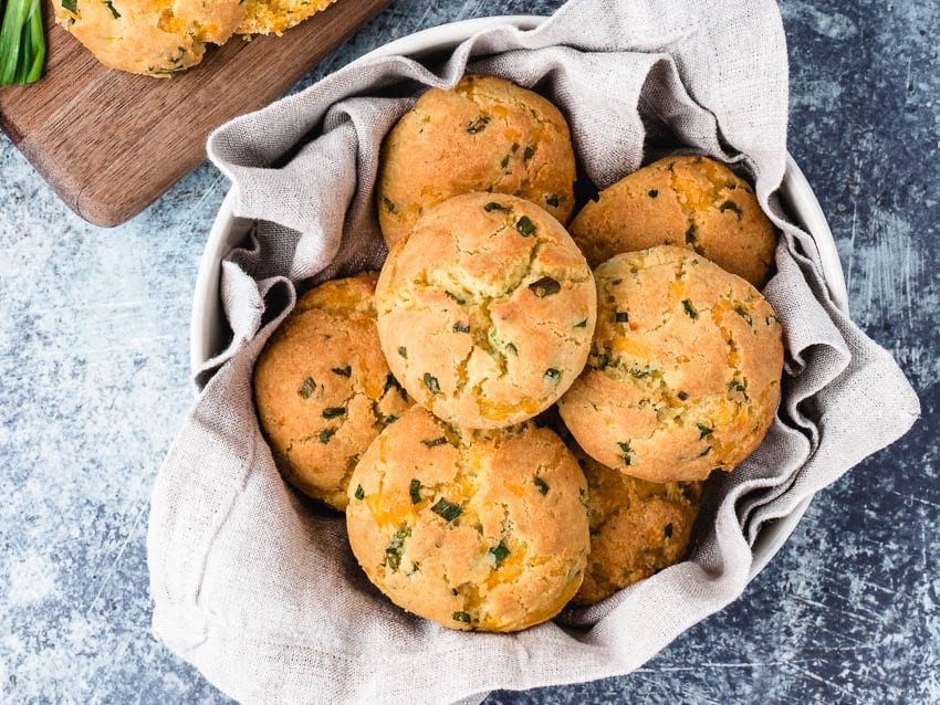 Homemade keto biscuits