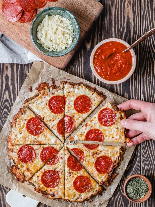 keto caulifower crust