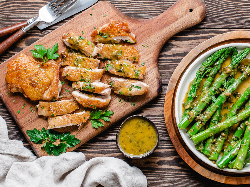 Keto Lemon Chicken With Asparagus Easy Low Carb Recipe