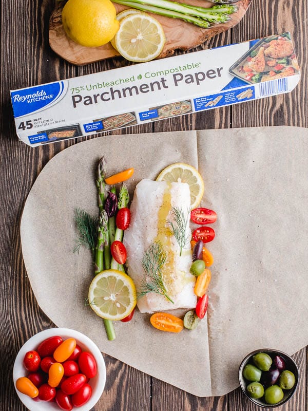 fish in parchment 