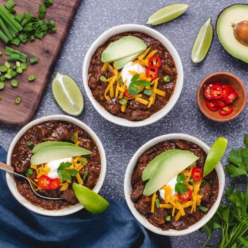 Hearty Beef Chili Low Carb Keto Approved