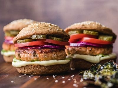 Salmon Burgers With Secret Sauce Flavcity