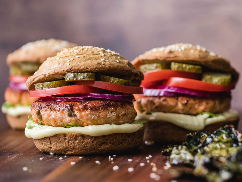 salmon burgers