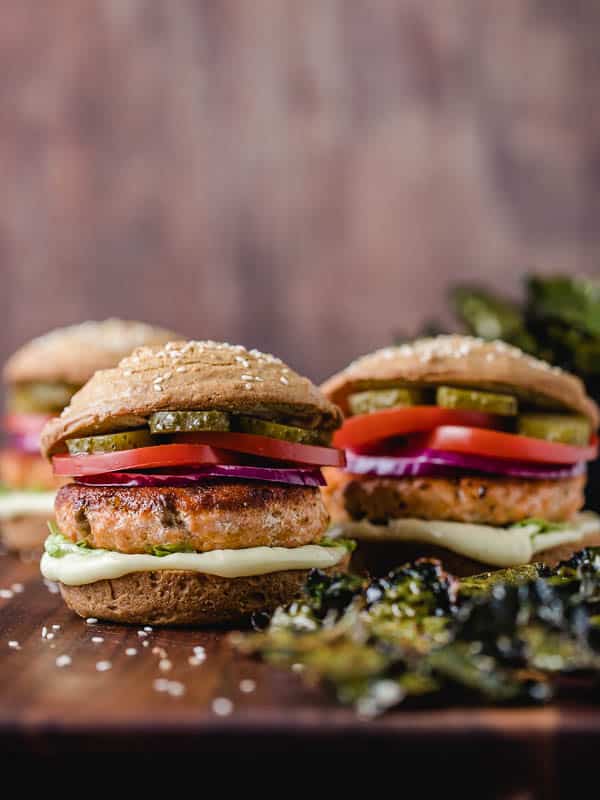 salmon burgers