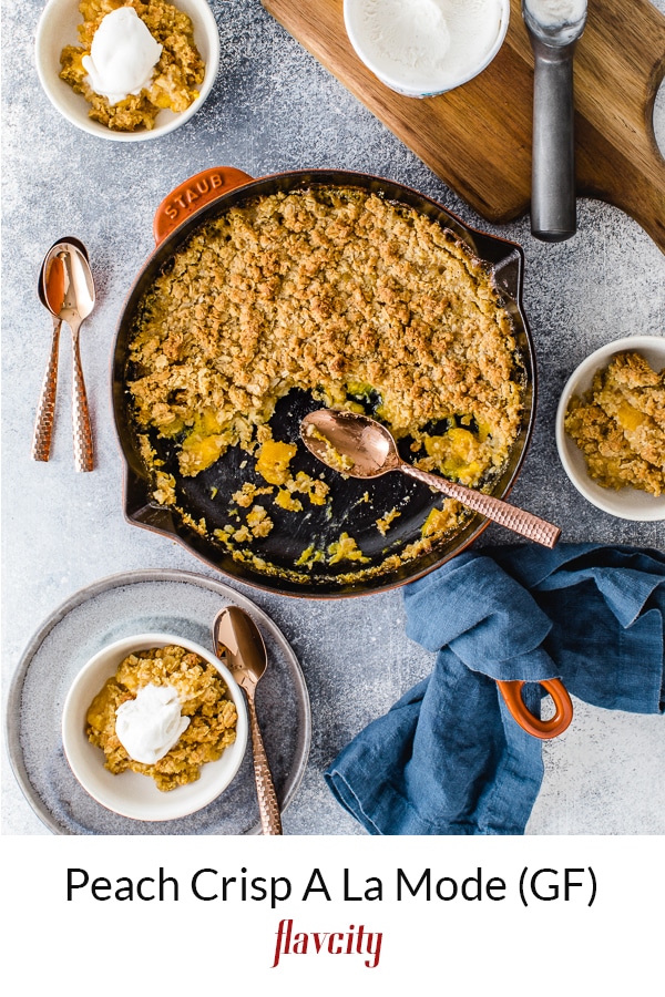 peach crisp